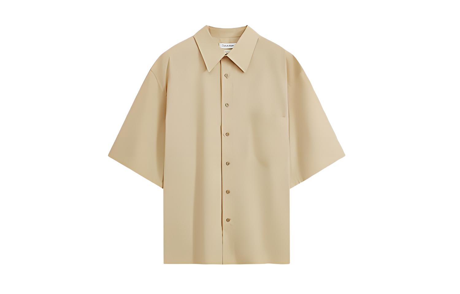 Мужская рубашка CALVIN KLEIN Cotton Shirt (хаки)