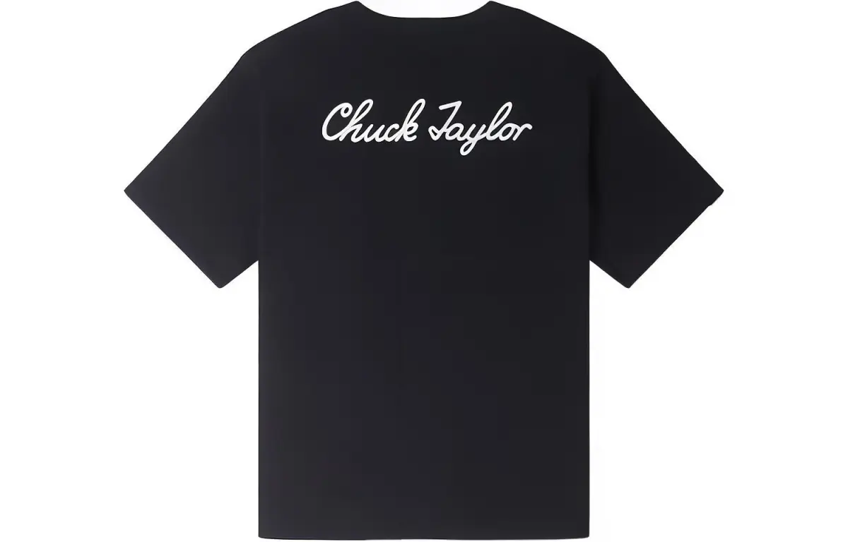 Converse Shirts Men's Black V-neck Moderate Shirt