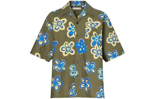 UNIQLO X Marni Oversized Open Collar Shirt
