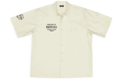 Balenciaga Property FW22 Shirt Men's Ecru