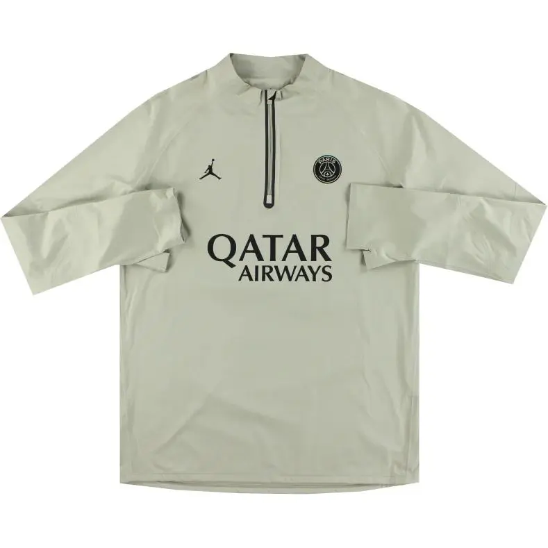 Jordan Paris Saint-Germain Sweatshirts Men's Beige Half-Turtleneck Moderate Other