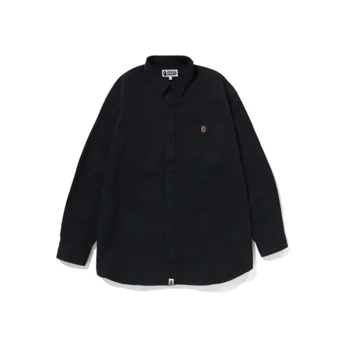 A BATHING APE Shirts Men's Lapel Moderate Other