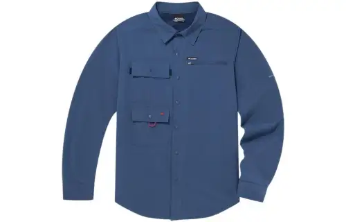 Columbia Columbia, travel comfortable blue shirt for traveling