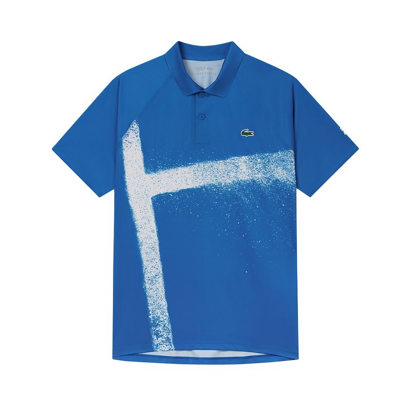 Мужское поло LACOSTE Novak Djokovic (белое)