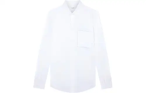 Burberry Shirts Men's White Lapel Moderate Other