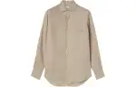Loro Piana Shirts Men's Beige Pointed Collar Moderate Other