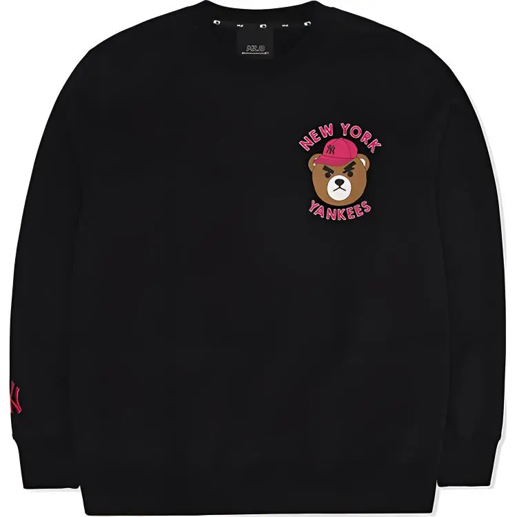 MLB Frowning Bear Collection Sweatshirt Unisex Black