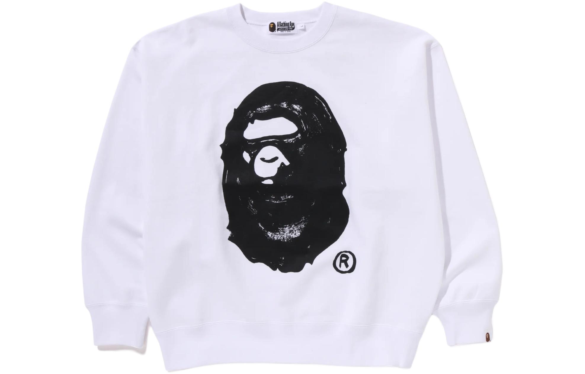 Худи A BATHING APE x Joshua Vides SS24 (черно-белое)