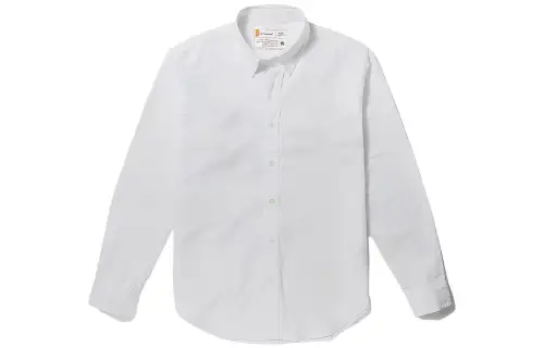 Timberland Shirts Men's White Pointed Collar Moderate Other