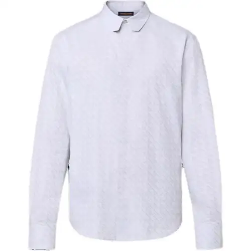 LOUIS VUITTON Shirt Men's Light Gray