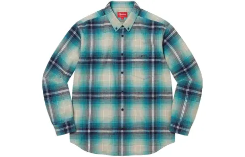 Supreme Shadow Plaid Flannel Shirt