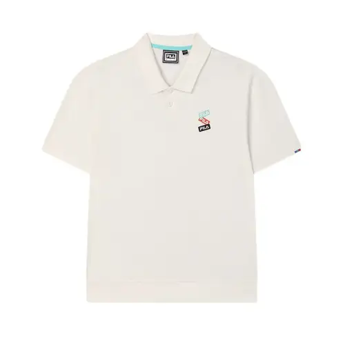 FILA ORIGINALE Polo Shirt Unisex Cloud White