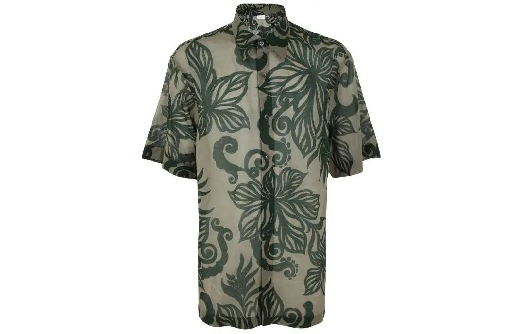 DRIES VAN NOTEN SS23 Shirt Men's Coffee