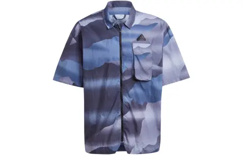 Adidas Shirt Men's Oil Ink Blue
