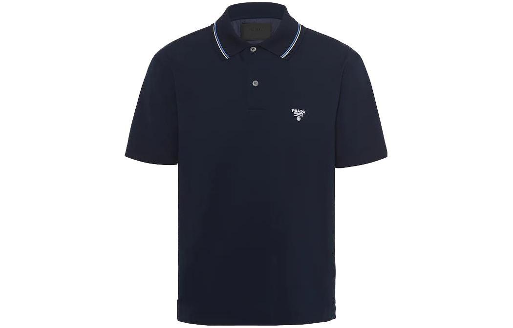 Мужская футболка Polo Prada SS23 LogoPolo (темно-синяя)