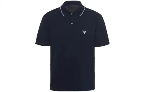 PRADA SS23 Polo Shirt Men's Marine Blue