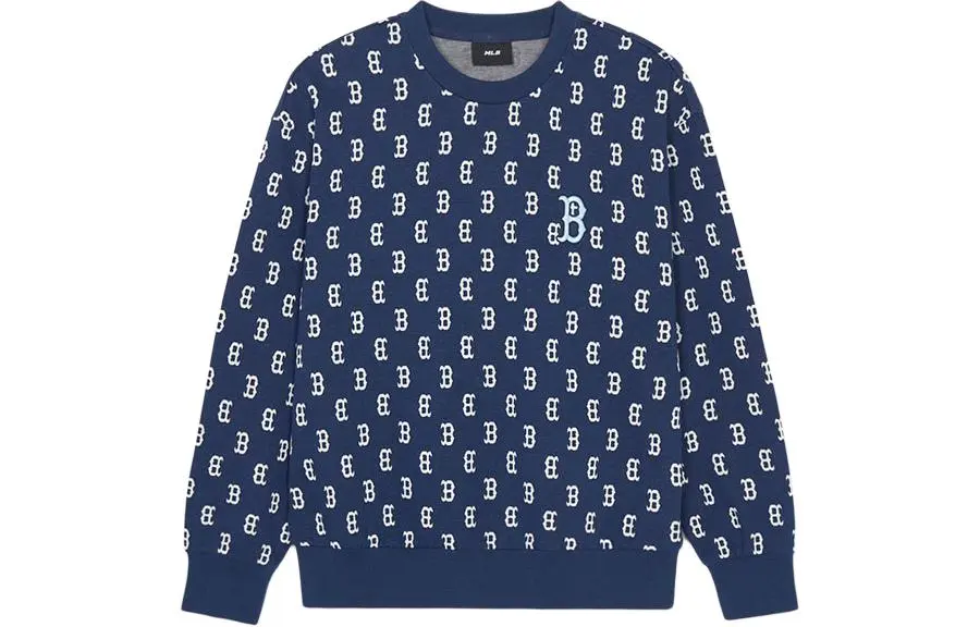 MLB Monogram Sweatshirt Unisex Marine Blue