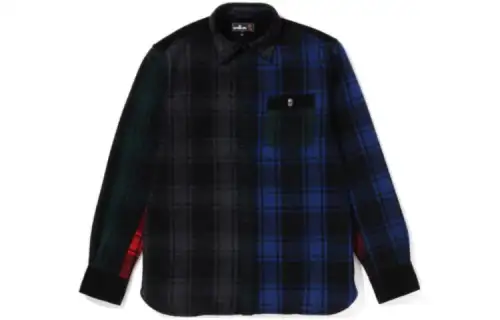 Bape Golf Flannel Check Wide Fit Shirt