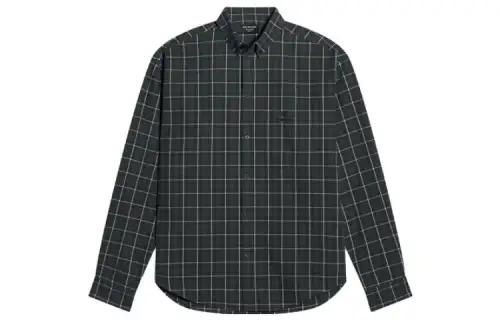 Balenciaga Shirt Loose Fit Men's Black
