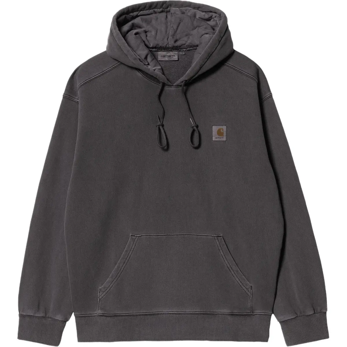 Carhartt WIP Nelson Logo Patch Drawstring Hoodie