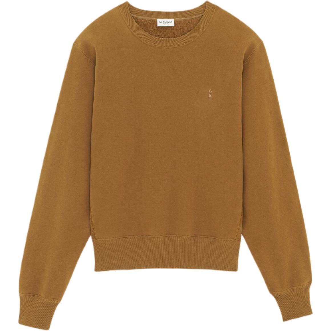 Мужское худи SAINT SAINT LAURENT (коричневое)