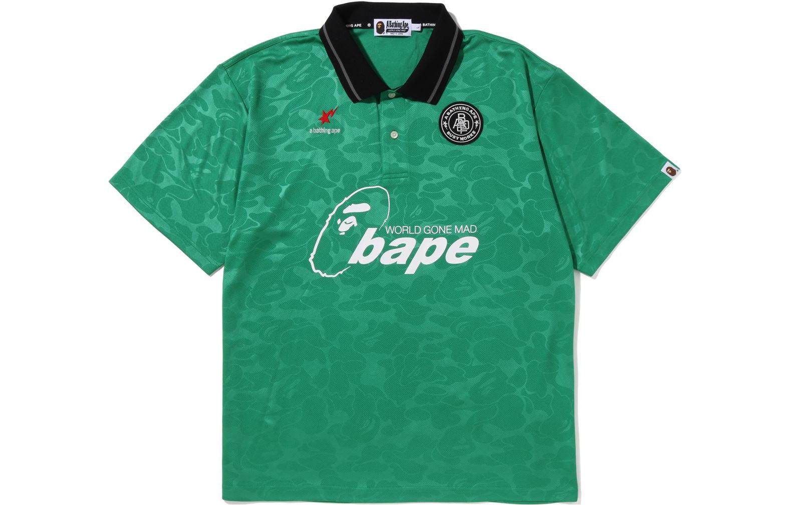 Bape Soccer Game Relaxed Fit Polo