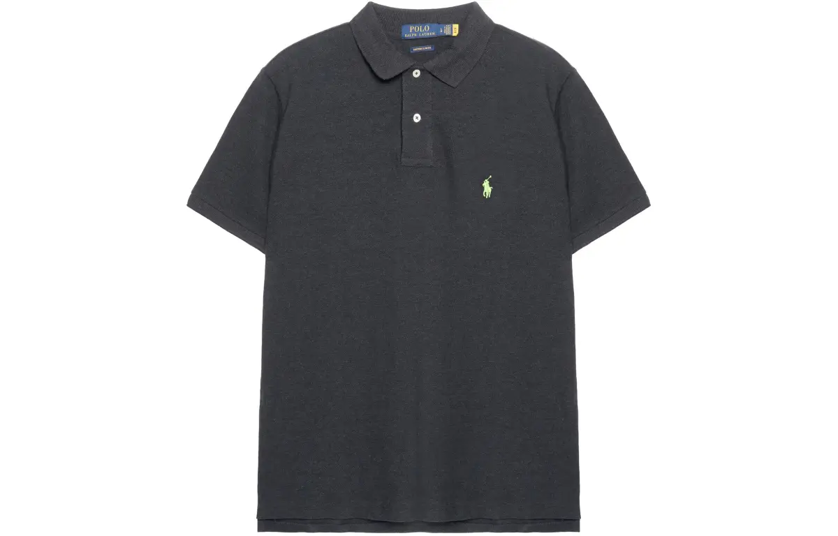 Polo Ralph Lauren SS23 Polo Shirt Custom Slim Fit Men's Black