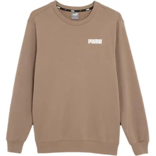 PUMA Sweatshirts Men's Taupe Crew Neck Moderate Other