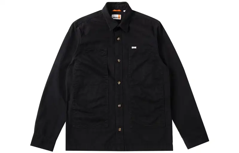 Timberland Shirts Men's Black Lapel Moderate Other