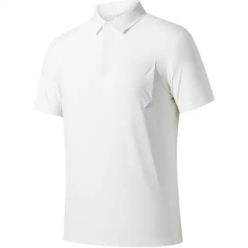 Anta Champion All Weather Collection Polo Shirt Men's Papyrus White