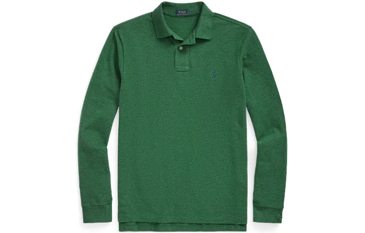 Polo Ralph Lauren SS23 Polo Shirt Custom Slim Fit Men's Green