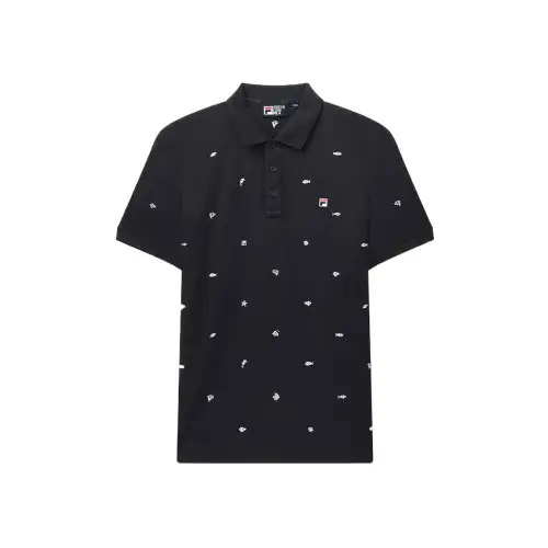FILA Polo Shirt Men's Navy Blue