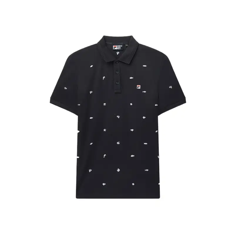 FILA Polo Shirt Men's Navy Blue