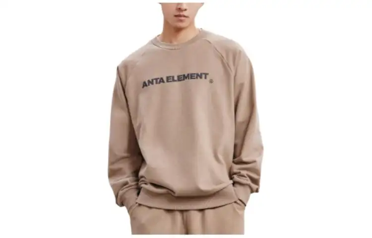 Anta Sweatshirt Men's Withered Wood Brown