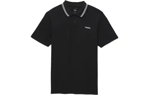 Vans Halecrest Polo Shirt Men's Black