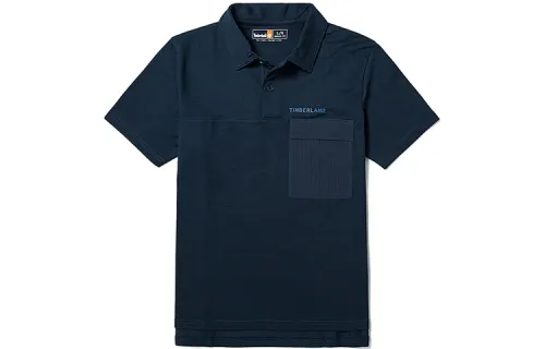 Timberland Polo Shirt Men's Dark Sapphire