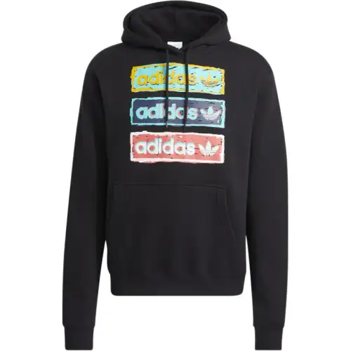 Adidas Originals TRI LINEAR HOOD Sweatshirt Men's Black