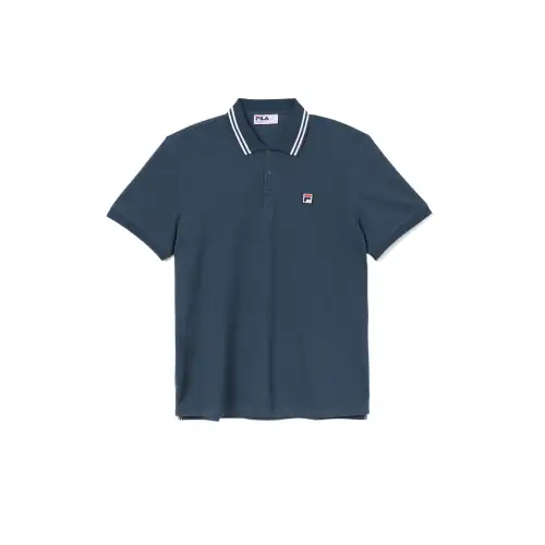 FILA Polo Shirt Men's Dark Blue Green