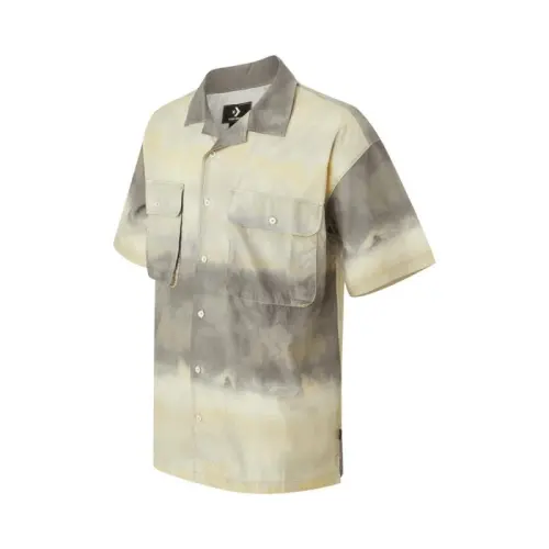 Converse Shirt Men's Yellow Gray