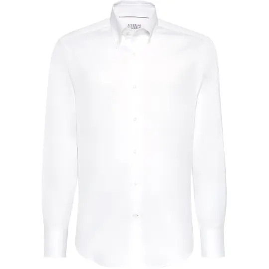Brunello Cucinelli Button Up Long Sleeved Shirt