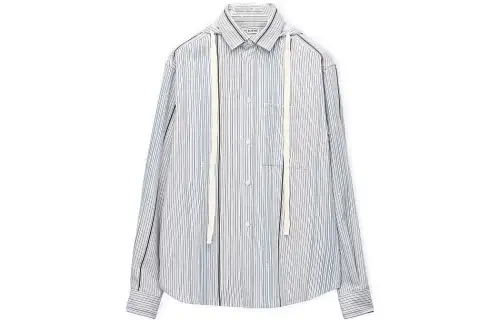 LOEWE Jacquard Hooded Wool And Cotton Shirt
