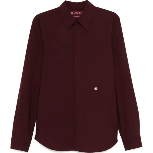 GUCCI GG-embroidered Shirt