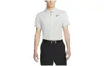 Nike Polo Shirts Men's Gray Polo Collar Moderate Straight Fit