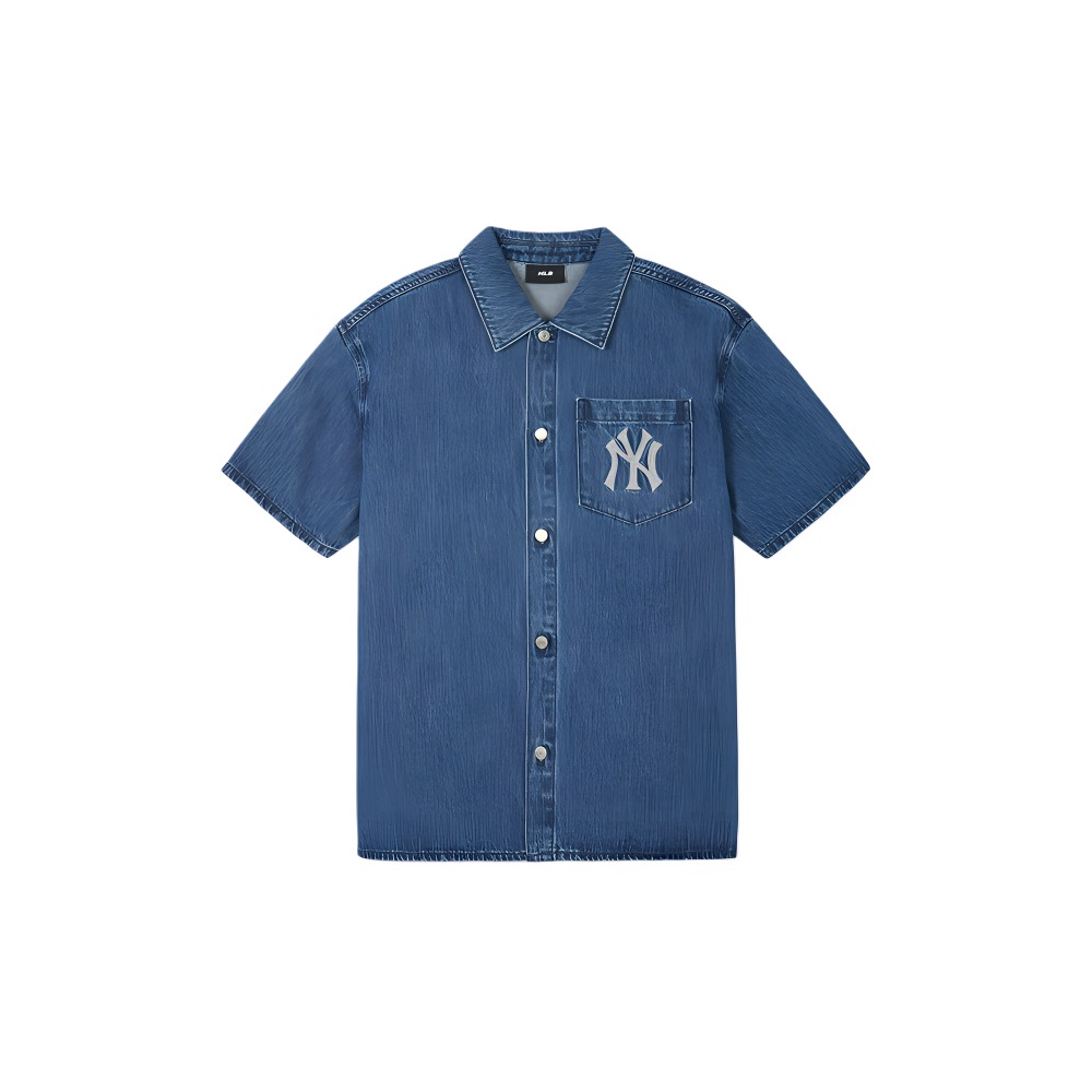 Рубашка MLB 3ADRB0743-50INS (индиго)