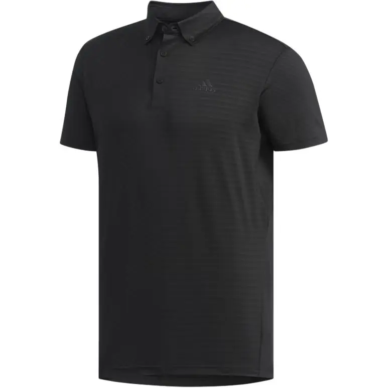 Adidas Polo Shirts Men's Black Polo Collar Moderate