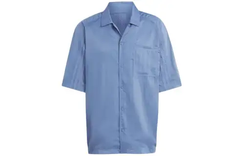 Adidas Originals Fashion Short Sleeve Shirt Men's Blue