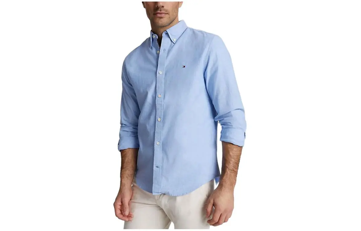 Tommy Hilfiger Shirt Men's Light Blue