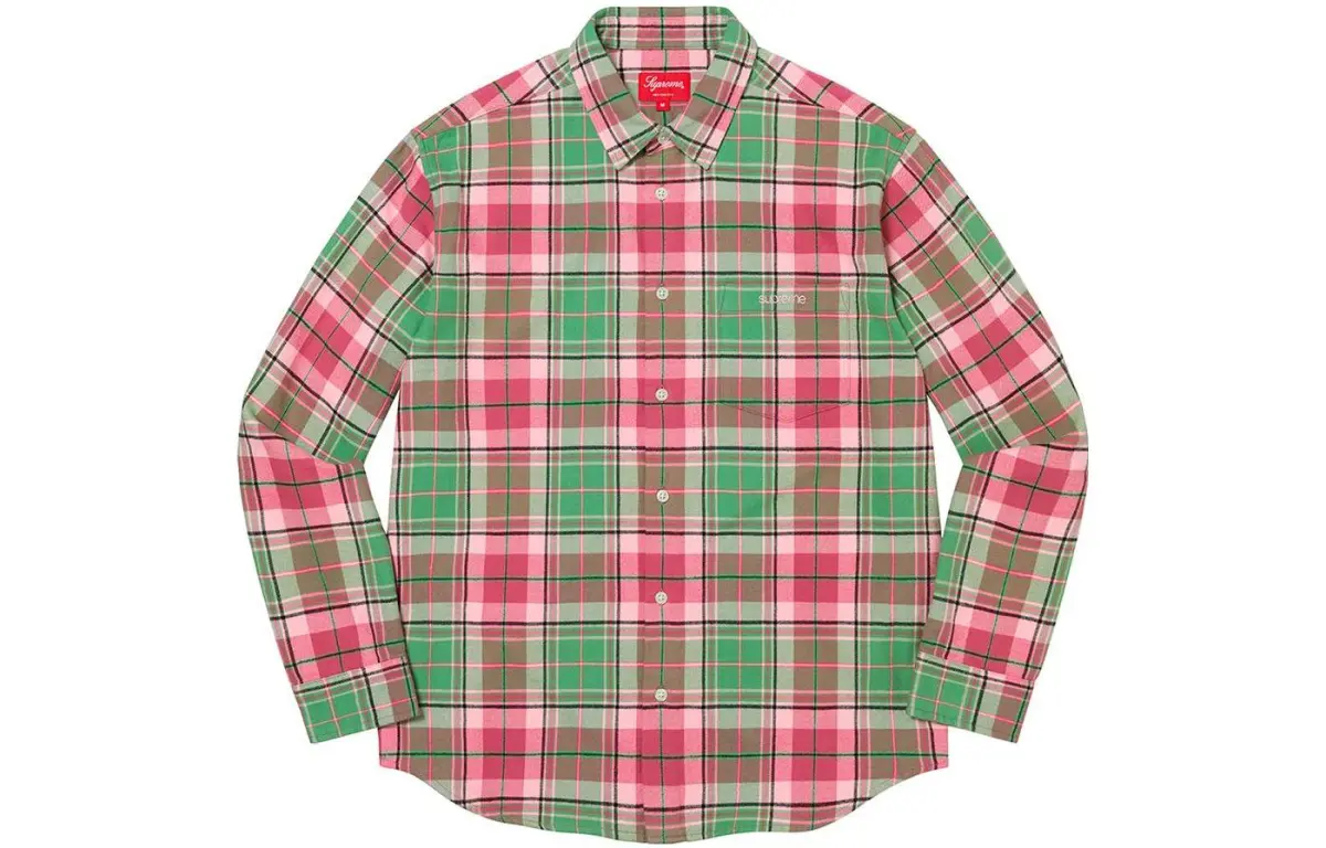 Supreme Plaid Flannel Shirt FW22