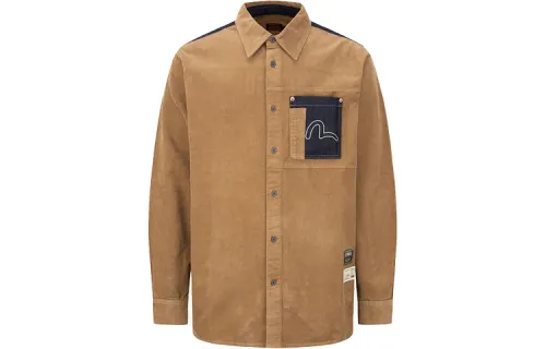 EVISU Shirts Men's Ginger Lapel Moderate Shirt