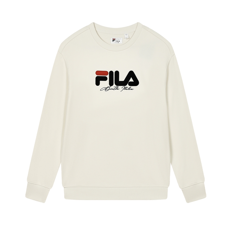 Мужской свитшот Fila ORIGINALE Logo (белый)
